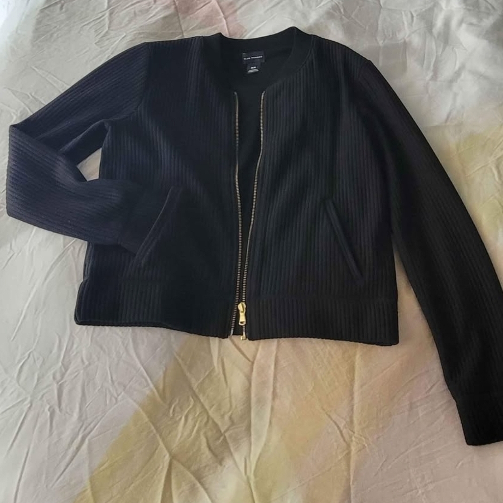 Club Monaco Women's Bomber Sweater Jacket (M)